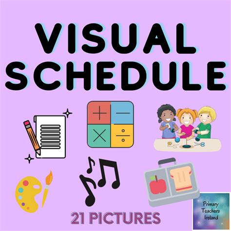 Mash Class Level Visual Schedule Pictures