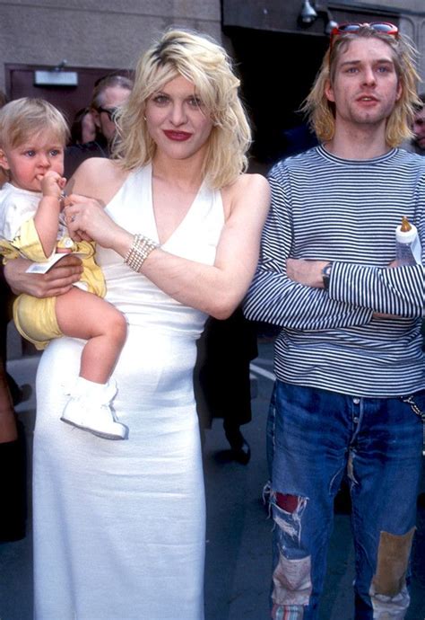 Courtney Love Frances Bean Cobain Reunite And Hug At Kurt Cobain