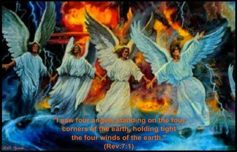 Revelation 71 Jesus Is Coming Bible Art Angel Spirit