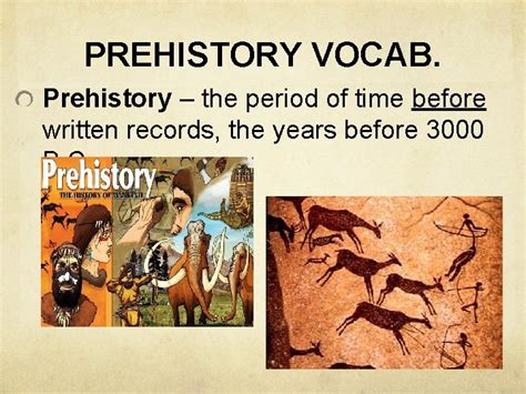 Prehistory Vs History Timeline Practice Vocabulary Timeline 1