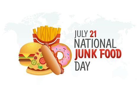 Vector Graphic Of National Junk Food Day Good For National Junk Food