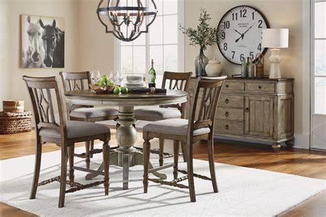 Make sure to sand in the direction of the wood grain. Flexsteel Wynwood Plymouth 5pc Counter Height Dining Room ...