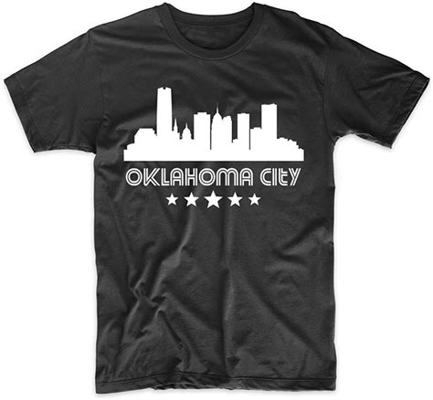 Mens Oklahoma City Shirt Oklahoma City Oklahoma Skyline