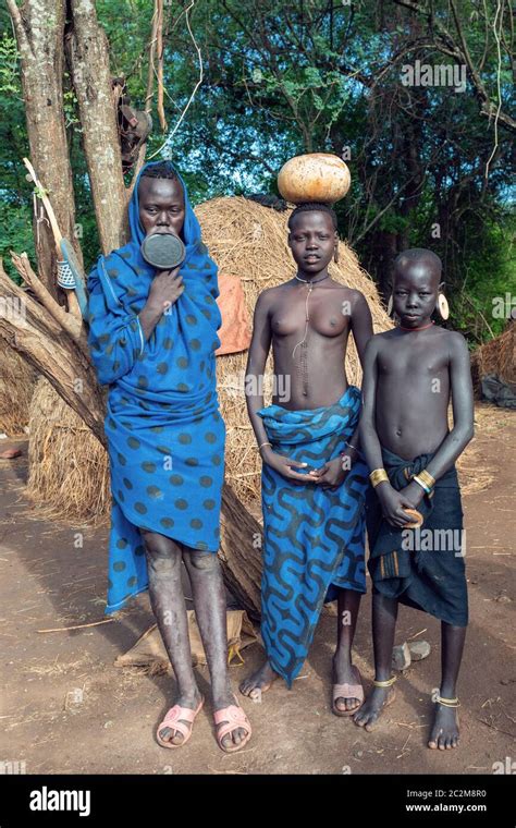 Most Dangerous African Mursi People Tribe Ethiopia Africa Stock Photo Alamy