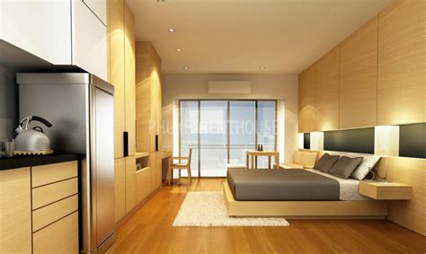 A common studio apartment does not have a bedroom that is separate from the living room or kitchen. PHU7912: One bedroom Studio's & One Bed Condo's Phuket ...