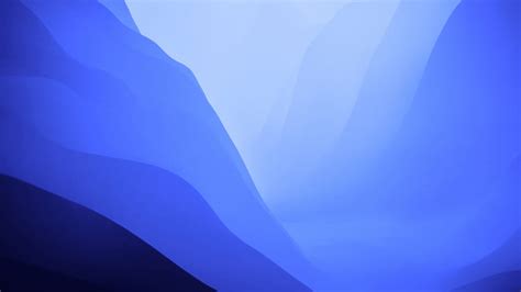 Macos Monterey Stock Blue Light Layers Gradients Blue And