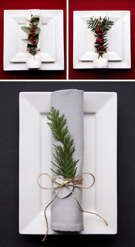 This basic place setting is perfect for a small, informal lunch with friends or family. 15 Inspirational Ideas For Creating A Modern Christmas ...