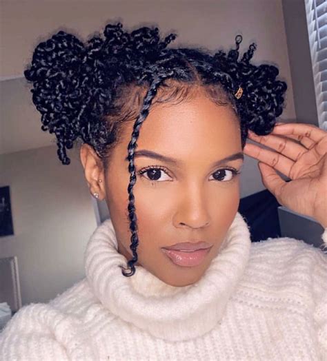 Twist hairstyles are an alternative to braids for natural african curls. HairStyles in 2020 | Natural hair styles easy, Twist ...