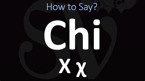 How To Pronounce Chi Correctly Letter Χ χ Greek Alphabet