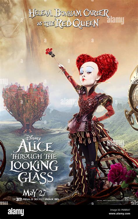alice through the looking glass 2016 poster iracebeth the red queen helena bonham carter