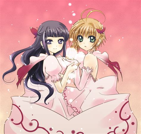Kinomoto Sakura And Daidouji Tomoyo Cardcaptor Sakura Drawn By Yukian