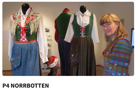 Norrbotten Tornedalen Costume Sweden Svenskt Mode Mode Kläder