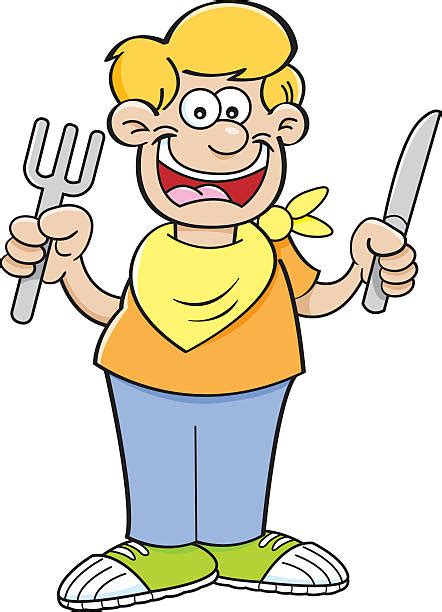 Royalty Free Clip Art Of Hungry Kids Clip Art Vector Images