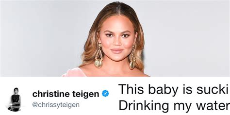 Chrissy Teigen Hilariously Tweets About Joys Of Being Pregnant For A
