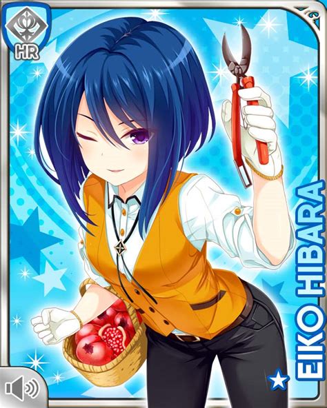 Qpflapper Hibara Eiko Girlfriend Kari Official Art 1girl Blue