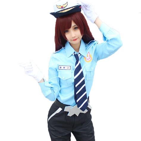 Cosplay Dva Dva Hana Song Police Officer Carnival Uniform Cosplay Costume In Movie And Tv