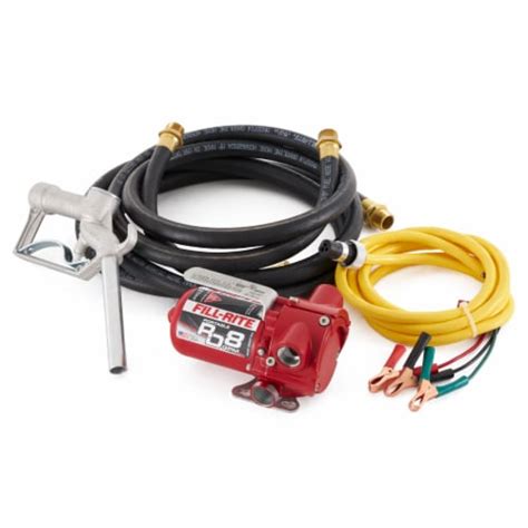 Fill Rite Rd812nh 12v Dc 8 Gpm Portable Fuel Transfer Pump With Hose