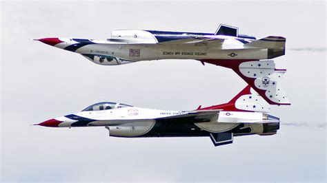 Aircraft F 16 Fighting Falcon Air Force Thunderbirds Squadron