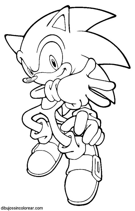 Dibujos Sin Colorear: Dibujos de Sonic (Sega) para Colorear
