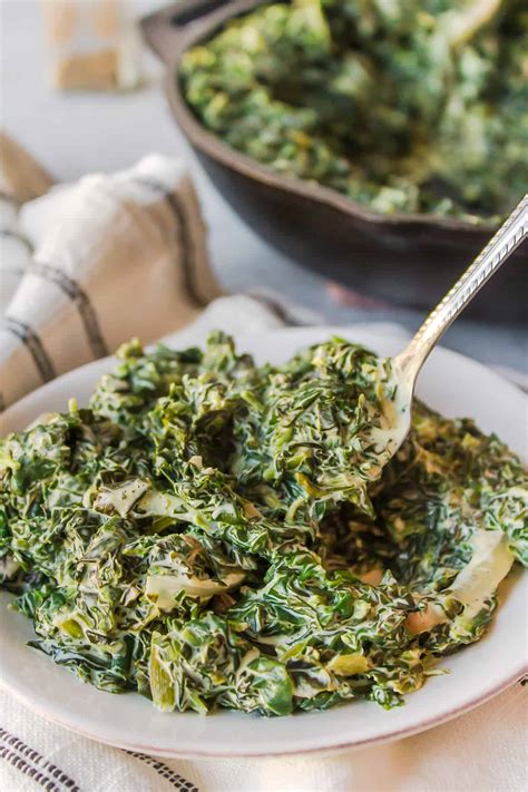Healthy Creamed Spinach