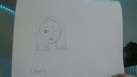 I Tried To Draw Charli D Amelio Charli D Amelio Drawings Feelings
