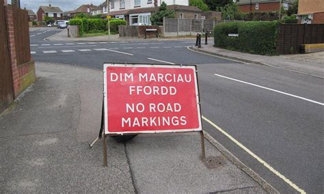 Whats That Doing There Motorists Baffled By Welsh Road Sign That