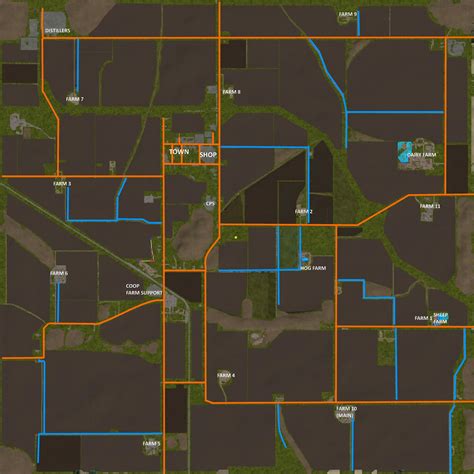 Mills County Map Fs17 V201 Fs17 Farming Simulator 17 Mod Fs 2017 Mod