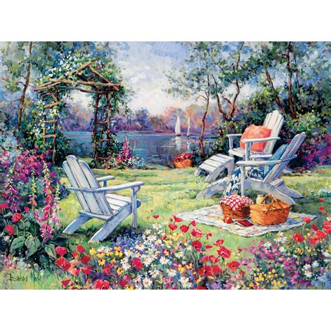 Adirondack Summer 500 Piece Jigsaw Puzzle Bits And Pieces