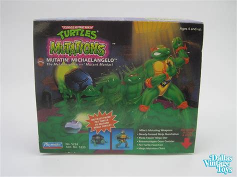 1992 Playmates Tmnt Mutations Mutatin Michaelangelo Opened 1g