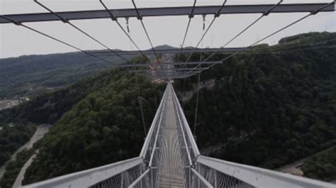 Sochi S 650ft High Bridge Set To Be World S Longest Pedestrian Suspension Bridge Daily Mail Online