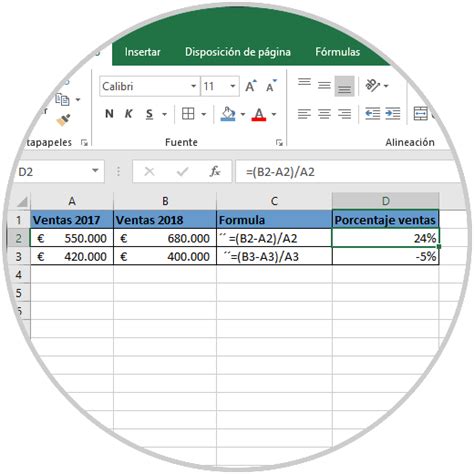 Cómo Sacar Porcentaje En Excel 2019 Solvetic