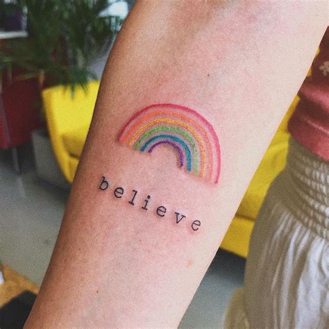 rainbow rainbow tattoos pride tattoo cute tattoos  wrist