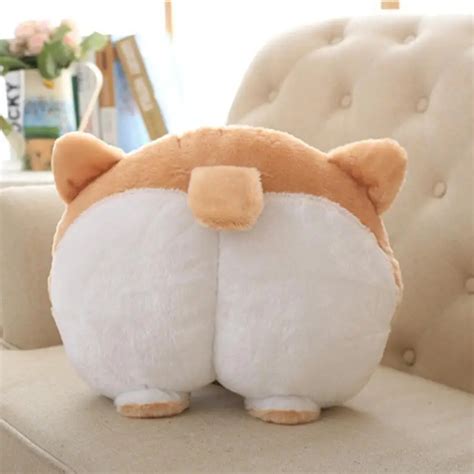 Buy 42cm X 36cm Cartoon Corgi Sexy Hip Plush Pillow Buttocks Cushion Soft