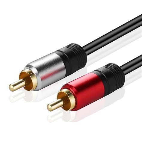 tnp subwoofer s pdif audio digital coaxial rca composite video cable 50 feet gold plated dual