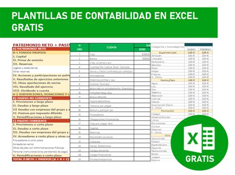 Plantilla De Excel De Comprobante De Contabilidad Financiera Plantillas