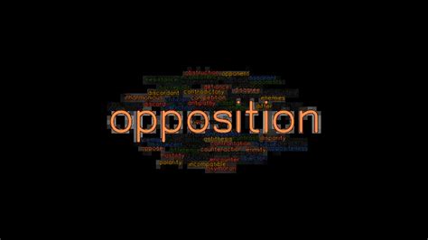 Opposition Synonyms And Related Words What Is Another Word For