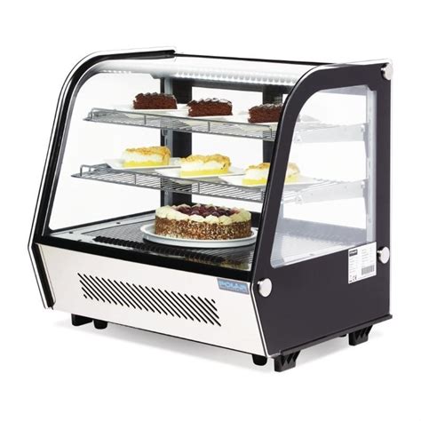 Scopri la vetrina espositiva refrigerata per la tua attività, selezionando tra diverse tipologie fornite di ripiani, vetri apribili, illuminazione e. Vetrina da banco refrigerata - Polar - capacità 120L - 69 ...