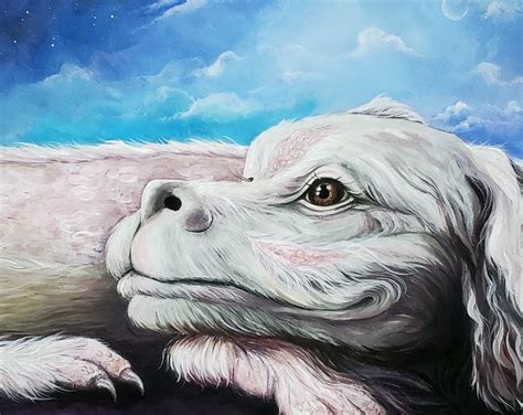 Fanart Falkor Neverending Story Fine Art Print Etsy