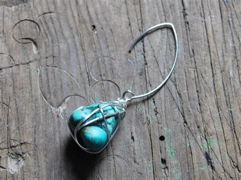 Wire Wrap Turquoise Earrings How To Make A Dangle Earring Jewelry