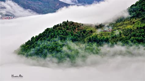 Iran Mountain Forest Mist Village Nature High Quality Wallpaper Preview