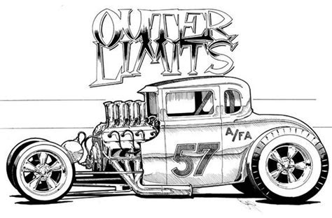 Pin On Black And White Car Drawings