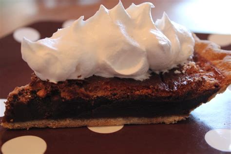 This pie has come at the right moment. Paula Deen's Old Fashioned Fudge Pie