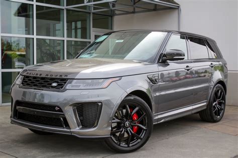 It is slightly longer than the previous generation, as well as 360 kg lighter. New 2019 Land Rover Range Rover Sport SVR Sport Utility in ...