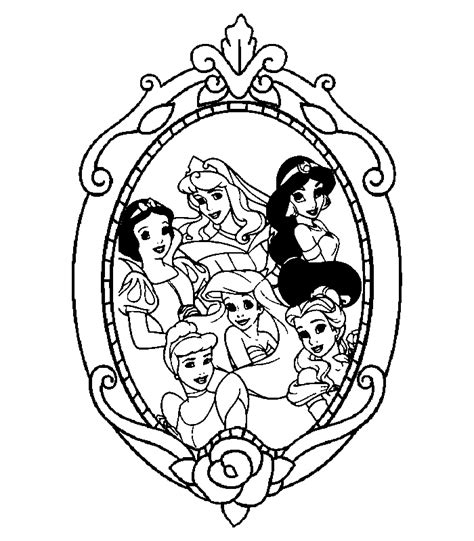 Free Coloring Pages For Disney Princesses Download Free Coloring Pages