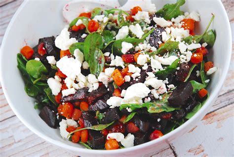 Roasted Beet And Carrot Salad With Feta 3 Points Laaloosh