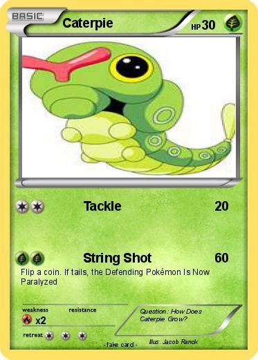 Caterpie in the sun moon pokémon trading card game set. Pokémon Caterpie 200 200 - Tackle - My Pokemon Card