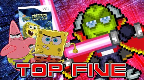 Top 5 Spongebob Games Youtube