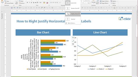Ppt Design Tip How To Right Justify Horizontal Bar Chart