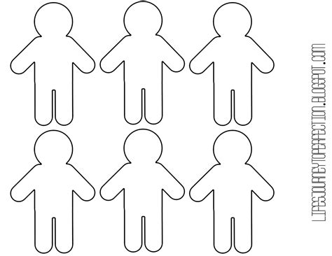 Printable People Cut Out Clip Art Library