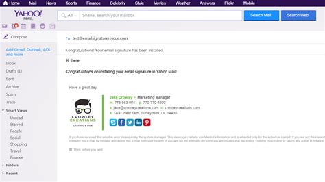 How To Setup An Email Signature In Yahoo Mail